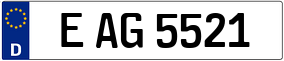 Truck License Plate